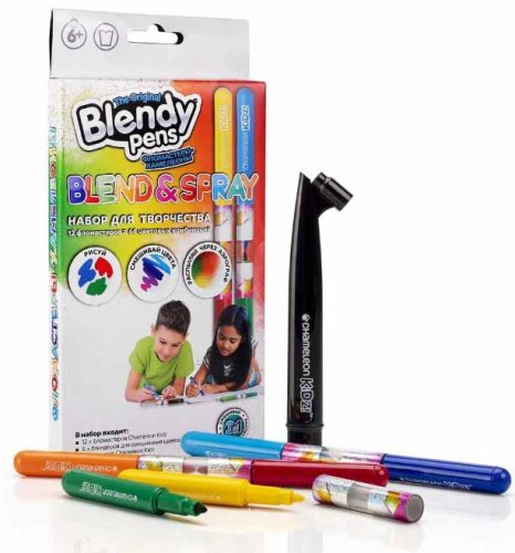 Blendy pens Набор фломастеров-хамелеонов c аэрографом, 12 штук