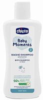 Chicco Пена-шампунь без слез Baby Moments, 0+, 200 мл