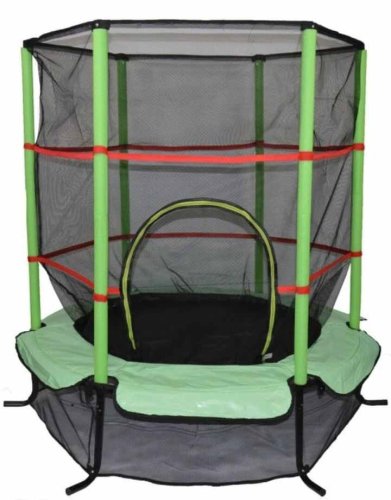 Батут Trampoline 55, диаметр 1.4 м / цвет зеленый