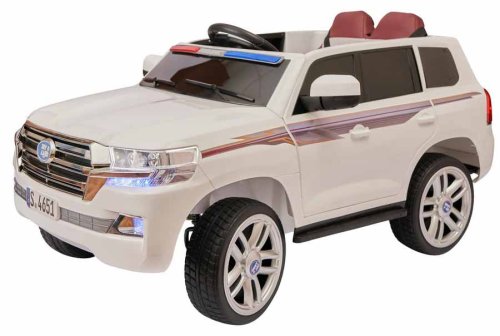 Toyland Электромобиль Land Cruiser / цвет белый