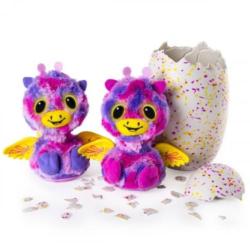 Игрушка Hatchimals сюрприз - интерактивные питомцы близнецы, вылупляющиеся из яйца